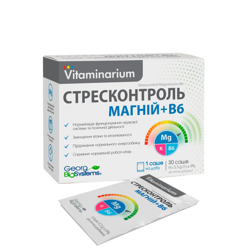 СТРЕССКОНТРОЛЬ Магний + В6 СТРЕССКОНТРОЛЬ Магний + В6